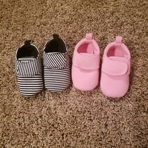 Bundle of 2 Baby Girl Shoes